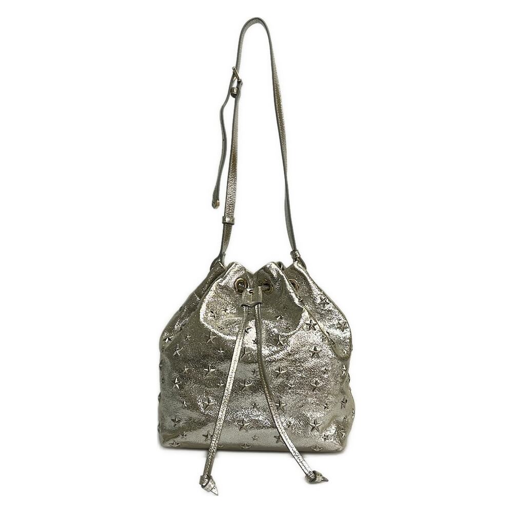 Jimmy Choo Juno Shoulder Bag Leather Hardware